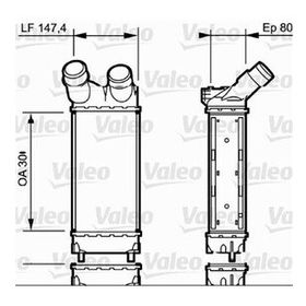 Valeo 818866 Turbo Radyatörü İnterkol