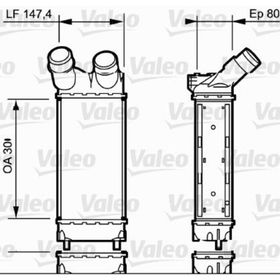 Valeo 818866 Turbo Radyatörü İnterkol