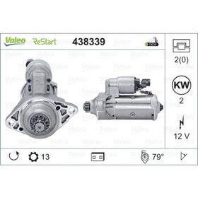 Valeo Audi A3 Q3 Skoda Octavia Marş Motoru