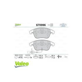 Valeo GDB1814 Audi A4 A5 09 Ön Balata