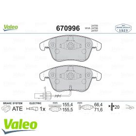 Valeo GDB1814 Audi A4 A5 09 Ön Balata