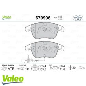 Valeo GDB1814 Audi A4 A5 09 Ön Balata