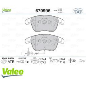 Valeo GDB1814 Audi A4 A5 09 Ön Balata
