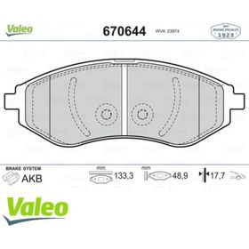 Valeo Kalos 1.2 1.4 Aveo 1.2 1.4 Ön Balata