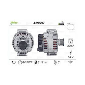 Valeo Mercedes Sprinter 220A Lin 2 2006 Alternatör Dinamo