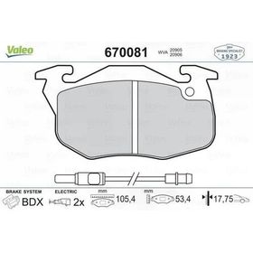 Valeo R9 R11 R19 Clio Exp P106 P206 Ön Balata