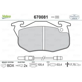 Valeo R9 R11 R19 Clio Exp P106 P206 Ön Balata
