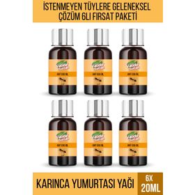 Valide Sultan 6x20 ml Tüy Azaltıcı Karınca Yumurtası Yağı