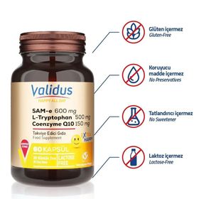 Validus All Day Happy Sam 600 mg 60 Kapsül