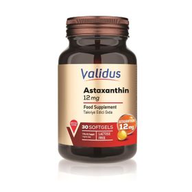 Validus Astaksantin 12 mg 30 Kapsül