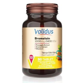 Validus Bromelain 1000 mg 30 Tablet
