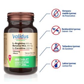 Validus Infer-Male L-Arjinin Betain L-Karnitin 120 Tablet