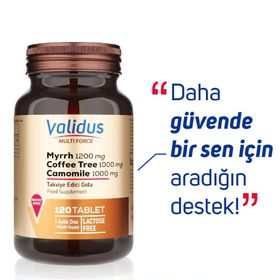 Validus Myrrha 1200 mg Coffee Tree 1000 mg 120 Tablet