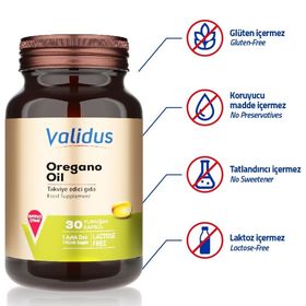 Validus Oregano Oil 30 Kapsül