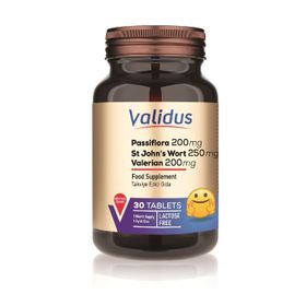 Validus Passiflora St. John's Wort Valerian 30 Tablet