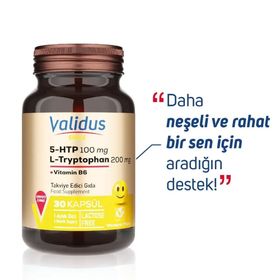 Validus Smile 5-HTP 100 mg 30 Kapsül