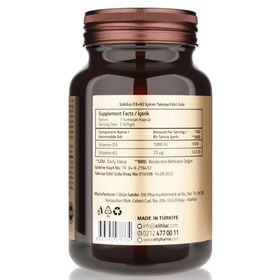 Validus Vitamin D3 K2 30 Kapsül