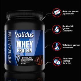 Validus Whey Protein Chocolate 700 gr Takviye Edici Gıda