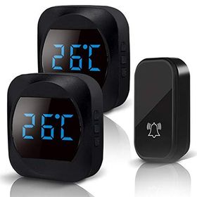 Valkyrie 2 İç Üniteli Kinetik 300 m Su Geçirmez Dereceli LED Kapı Zili