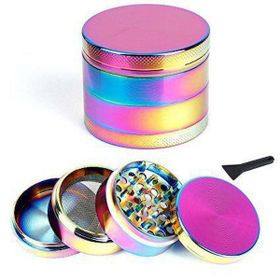 Valkyrie 40 mm 4 Katmanlı Renkli Çinko Alaşım Herbal Grinder Baharat Bitki Ot Tütün Öğütücü