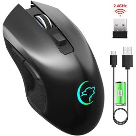Valkyrie 6 Tuşlu Şarjlı 2400DPI Siyah Kablosuz Mouse