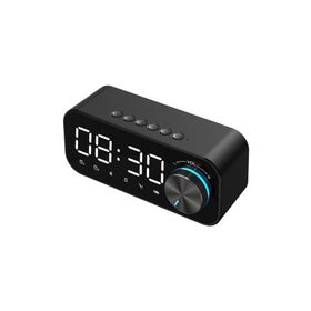 Valkyrie Bluetooth Şarjlı Alarmlı USB/SD Aynalı Masa Saati