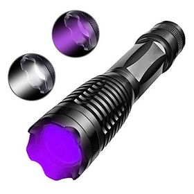 Valkyrie Çift Işık Dual Uv Mor Işık ve Xml-T6 2000 Lümen El Feneri
