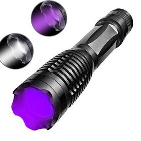 Valkyrie Çift Işık Dual Uv Mor Işık ve Xml-T6 2000 Lümen El Feneri