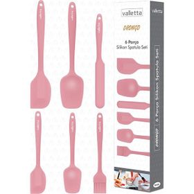 Valletta Siyah 6'lı Drongo Spatula Set