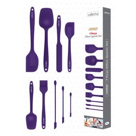 Valletta VLT1176 9'lu Mor Spatula Seti