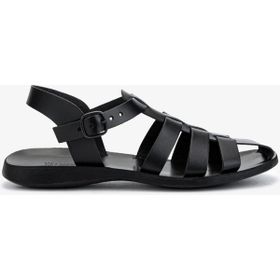Valmenti 1152 019 Nero Siyah Erkek Düz Sandalet