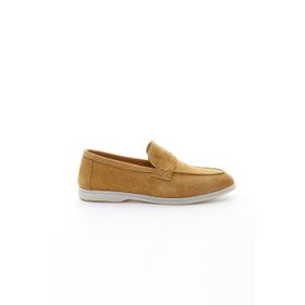Valmenti Lucio Camel Süet Hakiki Deri Erkek Loafer Ayakkabı