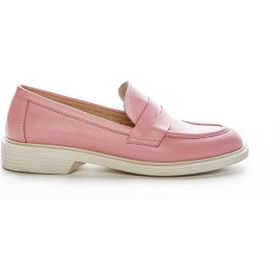 Valmenti Yolanda Pembe Deri Kadın Loafer Ayakkabı