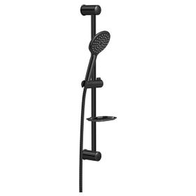 Valtemo Vs-6130 Deluxe Chrome Jet Black Sürgülü Duş Seti