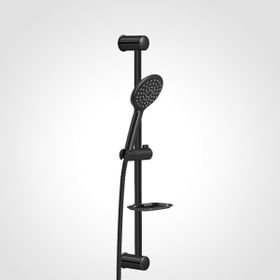 Valtemo Vs-6130 Deluxe Chrome Jet Black Sürgülü Duş Seti