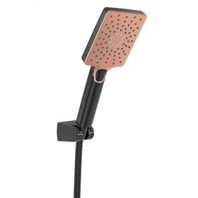 Valtemo VS-7840 Maxima Bronze Siyah Mafsallı Askılı El Duş Takımı