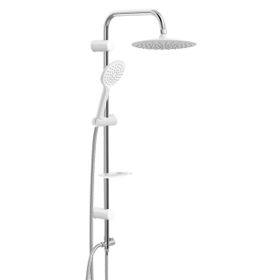 Valtemo VS5360 Slim White Robot Tepe Duş Seti Takımı