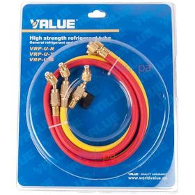 Value R22 VRP-C-R/B/Y 90 cm Check Valfli Gaz Hortumu