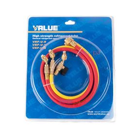 Value R22 VRP-C-R/B/Y 90 cm Check Valfli Gaz Hortumu