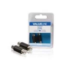 Valueline 2x RCA Erkek Siyah Kalın Ses Bağlantı Kablosu