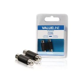 Valueline 2x RCA Erkek Siyah Kalın Ses Bağlantı Kablosu