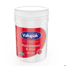 Valupak Multivitamin Demir İçeren 50 Tablet