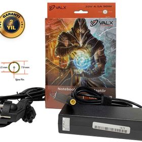 Valx LA-20079 20 V 90 W 7.9x5.5 mm Notebook Adaptör