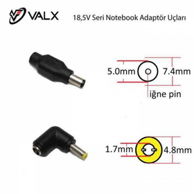 Valx LU-185 18.5V Universal Notebook Adaptör
