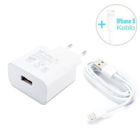 Valx VAD-52IP5 Beyaz Şarj Adaptör