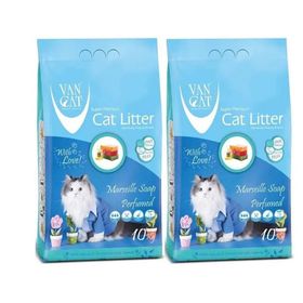 Van Cat 2x10 kg Marsilya Sabun Kokulu İnce Taneli Bentonit Kedi Kumu