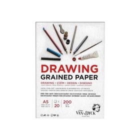 Van Dyck A5 200 gr 20 Sayfa Dokulu Çizim Defteri