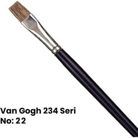 Van Gogh 234 Seri Öküz Kulağı Kılı Düz Kesik Uçlu Fırça