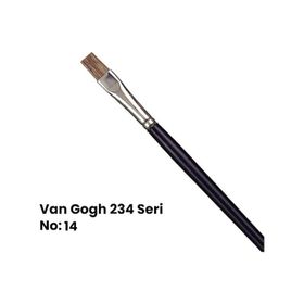 Van Gogh 234 Seri Öküz Kulağı Kılı Düz Kesik Uçlu Fırça