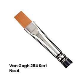 Van Gogh 294 Seri Sentetik Düz Kesik Uçlu Fırça no:8